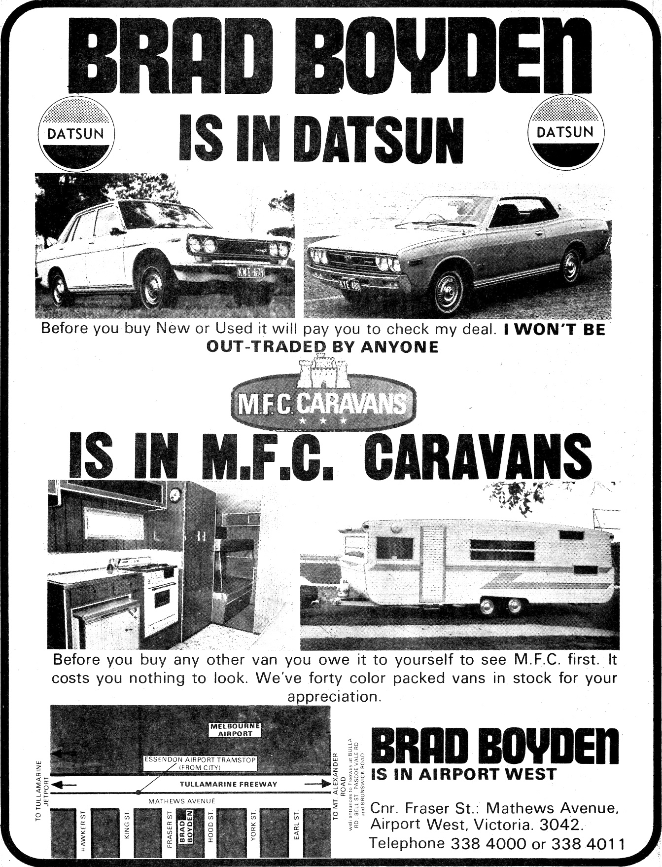 1972 Datsun Brad Boyden Car Yard